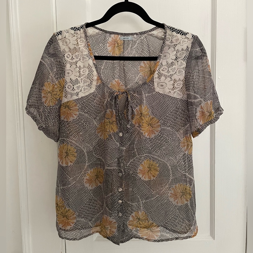 Kimchi Blue Gauzey Boho Top